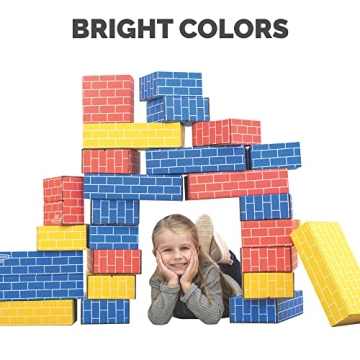 Bankers Box Cardboard Building Blocks for Creative Kids