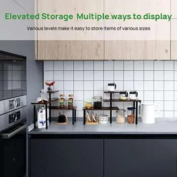 Ollieroo Kitchen Shelf Organizer - Space Saving & Versatile