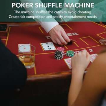 Rareidel 2 Deck Electric Card Shuffler for Hassle-Free Games