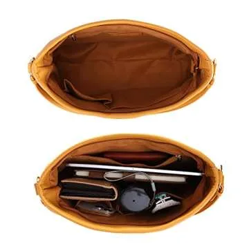 Montana West Soft Hobo Bags for Women Purses and Handbags Top Handle Shoulder Bags with Adjustable Guitar Strap MWC-085BYL