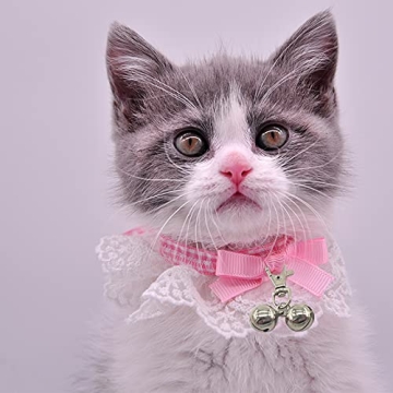 JANEMO Mini Brass Dog Collar Bell for Cats and Dogs