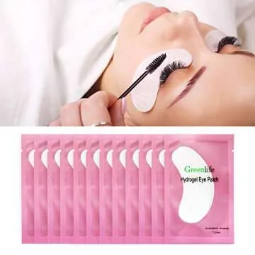 GreenLife Gel Pads for Eyelash Extension Comfort and Care