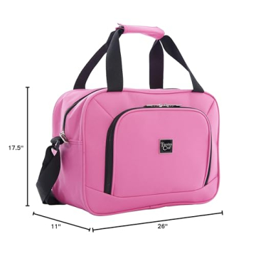 Travelers Club Midtown Bubble Gum Luggage Set - 4 Pieces