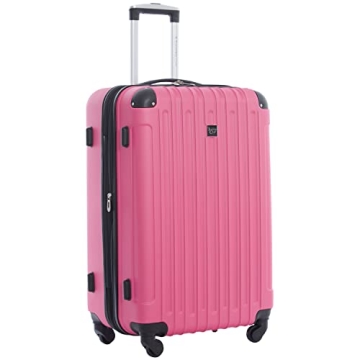 Travelers Club Midtown Bubble Gum Luggage Set - 4 Pieces
