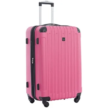 Travelers Club Midtown Bubble Gum Luggage Set - 4 Pieces