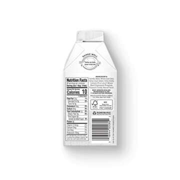 Elmhurst 1925 Unsweetened Oat Creamer, Plant-Based, Vegan, 16 Ounce (Pack of 6)