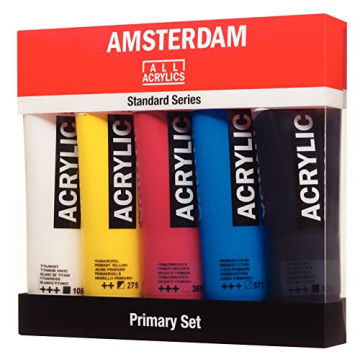 Amsterdam Standard Series Acrylic Paint Primary Set 5x120ml