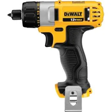 Powerful DEWALT 12V Cordless Screwdriver & Impact Driver Kit