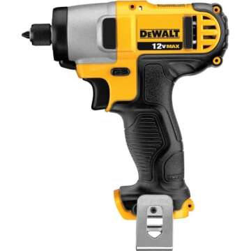 Powerful DEWALT 12V Cordless Screwdriver & Impact Driver Kit