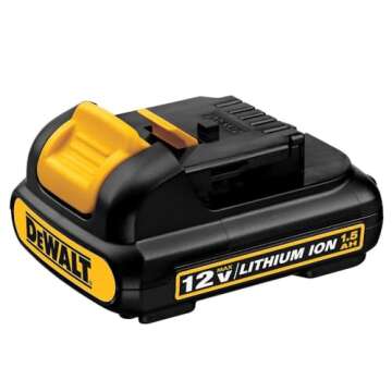 Powerful DEWALT 12V Cordless Screwdriver & Impact Driver Kit