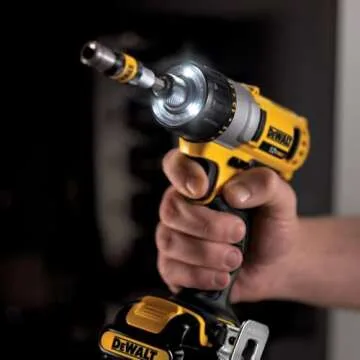 Powerful DEWALT 12V Cordless Screwdriver & Impact Driver Kit