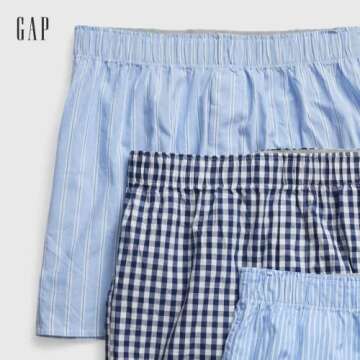 GAP mens Boxer Shorts, Daily Blues, Small US