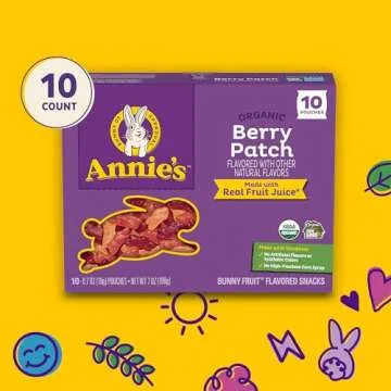 Annie's Organic Bunny Gummies - Gluten Free Fruity Treats