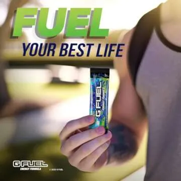 G Fuel FaZe Rug Energy Powder Packets, Sugar Free, Clean Caffeine Focus Supplement, Water Mix, Sour Blue Raspberry Flavor, Focus Amino, Vitamin + Antioxidants Blend - 6 Stick Pack, 0.25 oz