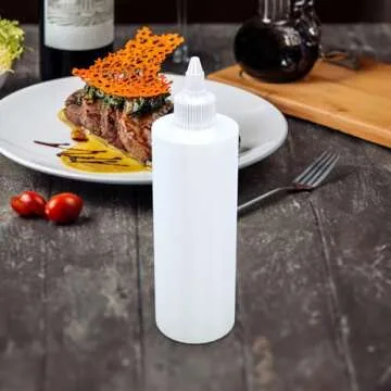 BRIGHTFROM Leak-Proof Squeeze Bottles - 4 Pack