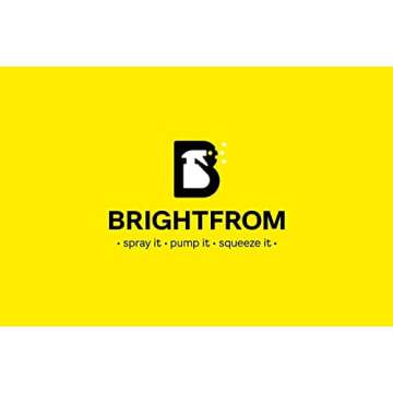 BRIGHTFROM Condiment Squeeze Bottles, 16 OZ Empty Squirt Bottle with Twist Top Cap, Leak Proof - Great for Ketchup, Mustard, Syrup, Sauces, Dressing, Oil, Arts and Crafts, BPA FREE Plastic - 4 PACK