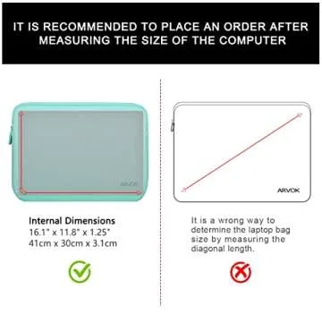 Arvok 17-17.3 Inch Waterproof Laptop Sleeve for All Laptops