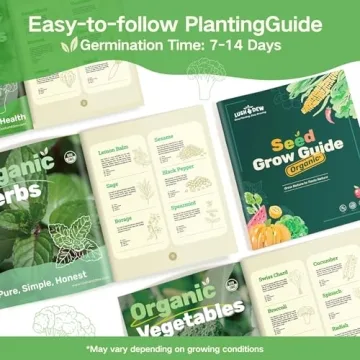Lush&Dew Gardening Kit with 32 Varieties of Non-GMO Seeds