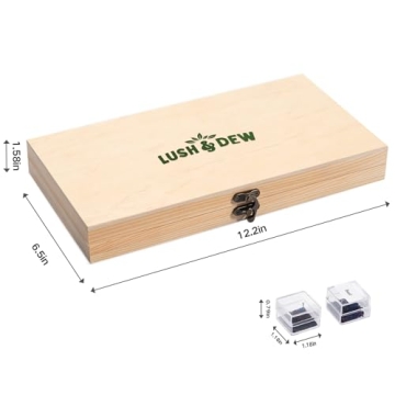 Lush&Dew Gardening Kit with 32 Varieties of Non-GMO Seeds