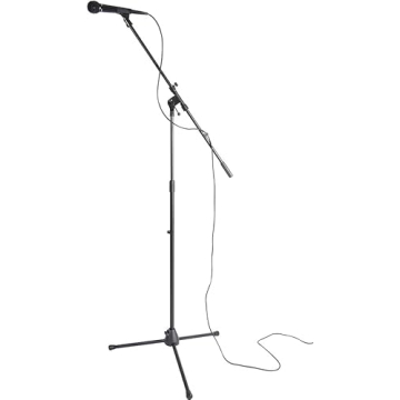 Durable OnStage MS7701B Microphone Boom Stand for Musicians