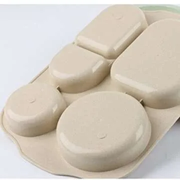 Cheeren Plastic Divided Plates Set for Meals & Camping