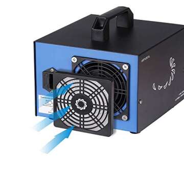 Airthereal MA5000 Commercial Ozone Generator for Odor Removal, Home Air Purifier, 2000 Sq.Ft.