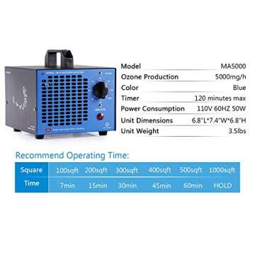 Airthereal MA5000 Ozone Generator for Odor Removal