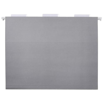 Amazon Basics Gray Hanging File Folders, 25-Pack
