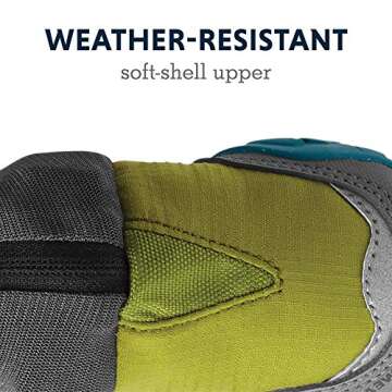 Ruffwear, Polar Trex Waterproof Winter Dog Boots with Rubber Soles for Cold Weather, Forest Green, 2.75 in (4 Boots)