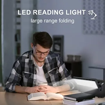 Oncheer Portable Bluetooth Solar Radio with LED Light