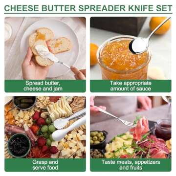 38 Pcs Charcuterie Board Utensils Set for Entertaining