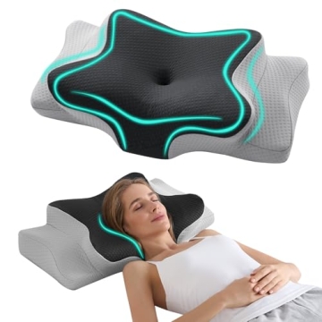 Adjustable Cervical Memory Foam Pillow for Neck Pain Relief