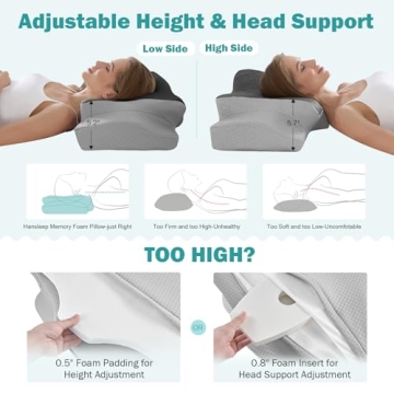 Ergonomic Cervical Pillow for Neck Pain Relief