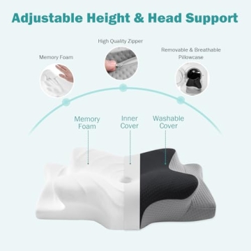 Ergonomic Cervical Pillow for Neck Pain Relief