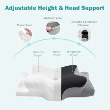 Ergonomic Cervical Pillow for Neck Pain Relief