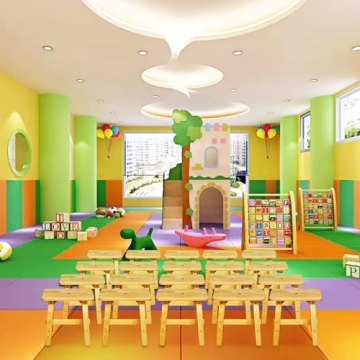 Lestar Solid Wooden Stool for Indoor and Outdoor Use