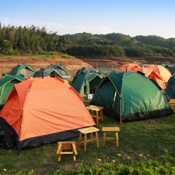 Lestar Solid Wooden Stool for Indoor and Outdoor Use