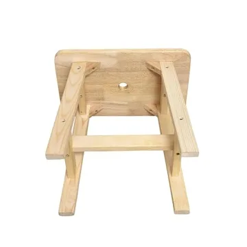 Lestar Solid Wooden Stool for Indoor and Outdoor Use