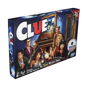 Hasbro Gaming Clue Board Game for Family Fun and Mystery