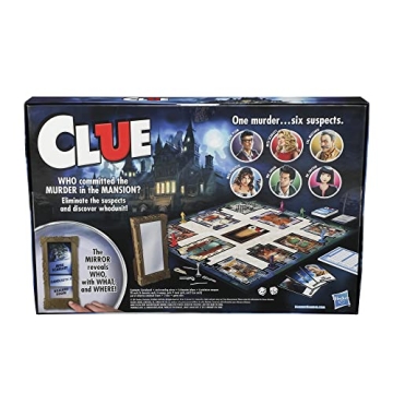 Hasbro Gaming Clue Board Game for Family Fun and Mystery