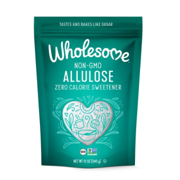 Wholesome Allulose Sweetener 12 oz - Zero Calorie Vegan Keto Sugar Substitute
