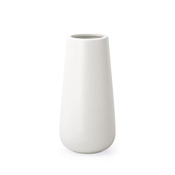 D'vine Dev 8 Inch Ceramic Vase - Elegant Textured Finish for Any Room