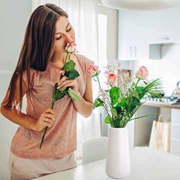 D'vine Dev Ceramic Vase Minimalist Design Textured Finish