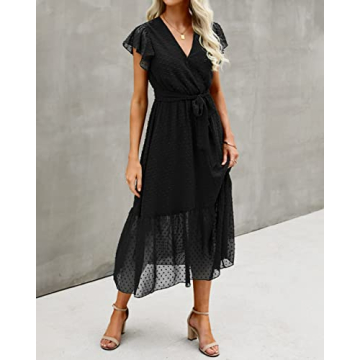 BTFBM Women's Versatile Summer Midi Dress for Any Occasion
