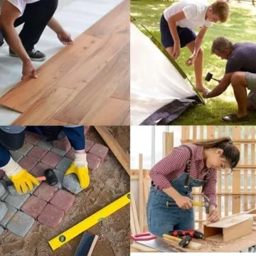 Edward Tools Rubber Mallet Eco-Friendly 16 oz Multi-Use Hammer