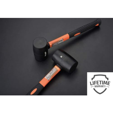 Edward Tools Rubber Mallet Eco-Friendly 16 oz Multi-Use Hammer