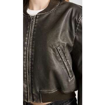 Lioness Women's Allure Bomber, Charcoal, Grey, XXS