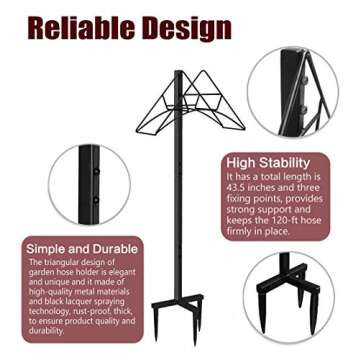 Artigarden Garden Hose Holder - Stylish and Sturdy Organizer