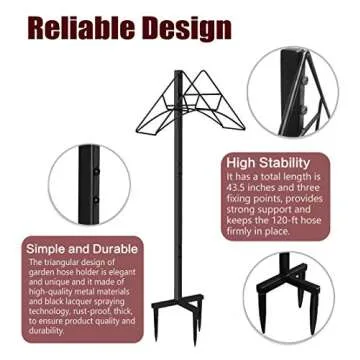 Artigarden Garden Hose Holder - Stylish and Sturdy Organizer