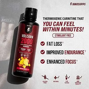 InnoSupps Volcarn 2000 Energy Liquid for Enhanced Performance
